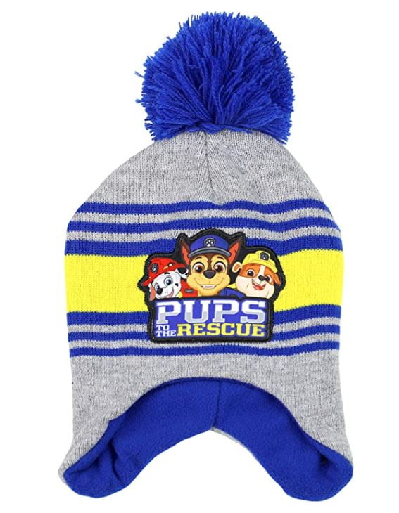 Nickelodeon Boys' Toddler Paw Patrol Hat and Mittens Set Age 2-4 