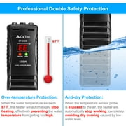 DaToo 500W Aquarium Heater PTC Fast Heating Fish Tank Heater 500 Watt Submersible with LED Digital Temperature Controller for 60 to 120 Gallon,