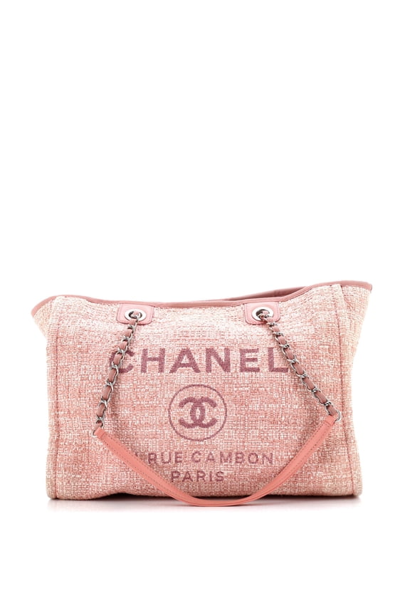 Pre-Owned Deauville Tote Raffia with Glitter Detail Small By Rebag