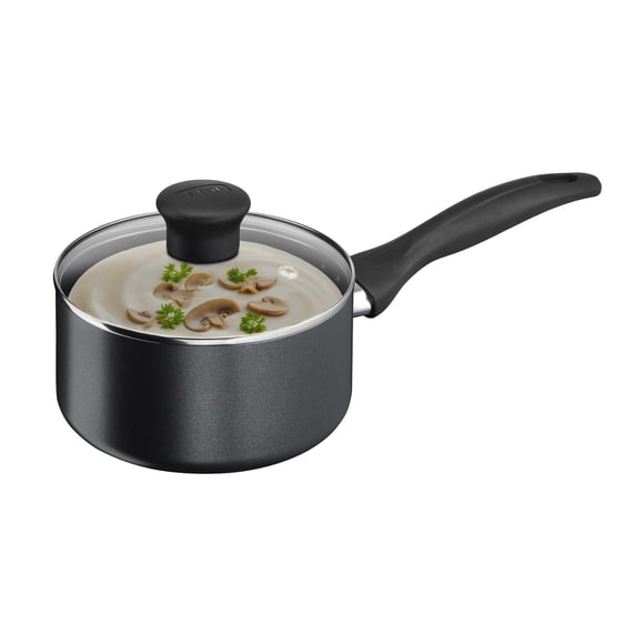 T-fal Cazo con tapa 16 cm con antiadherente, Everyday, B4692284EVE
