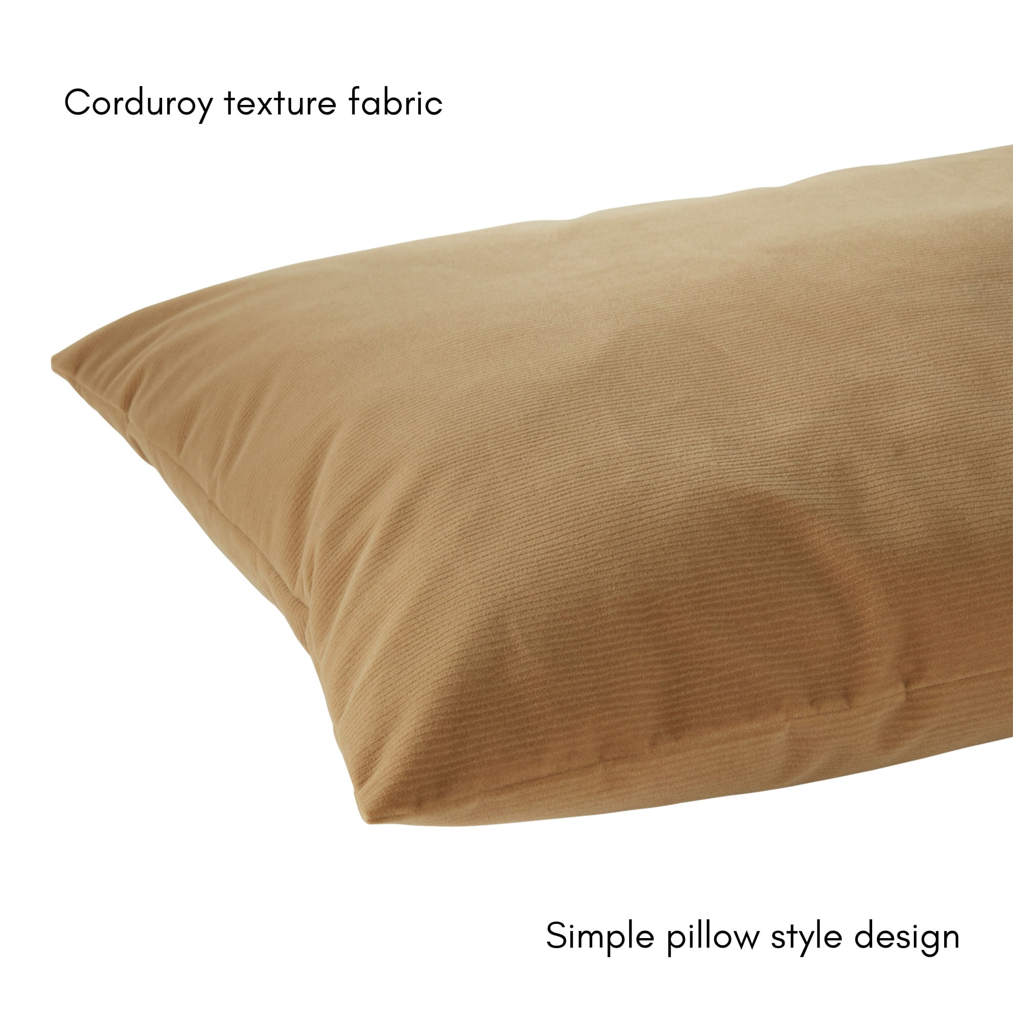 Happy Hounds Charlie Corduroy Reversible Throw Dog Bed, Large (48" x 36"), Camel