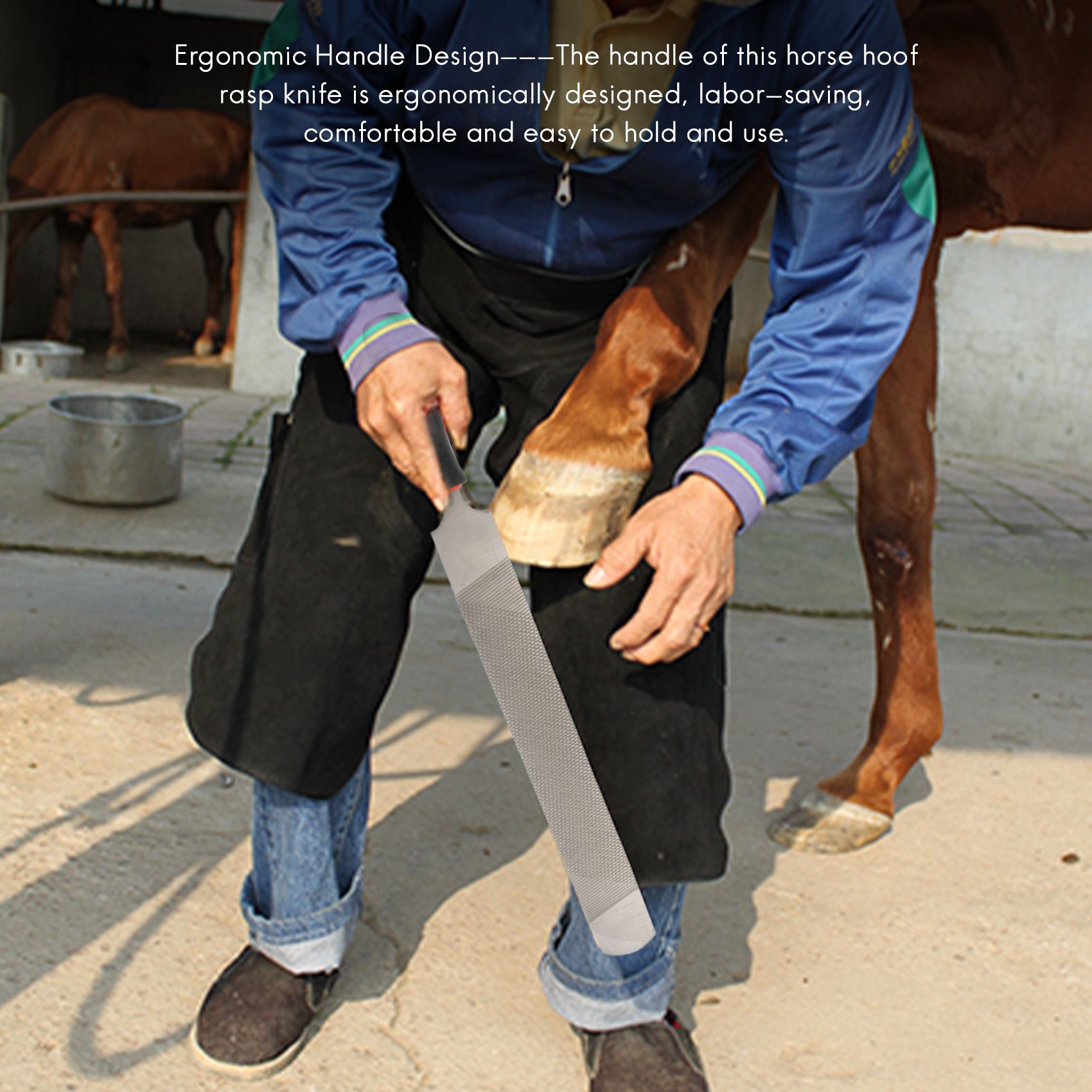 Buy Horse Hoof Rasp Knife Trimming File Knife 350mm Double Sided