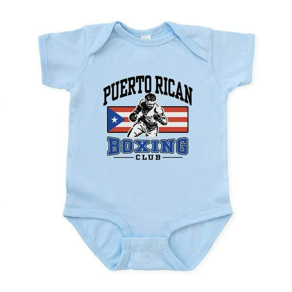 CafePress - Puerto Rican Boxing Infant Bodysuit - Baby Light Bodysuit, Size Newborn - 24 Months