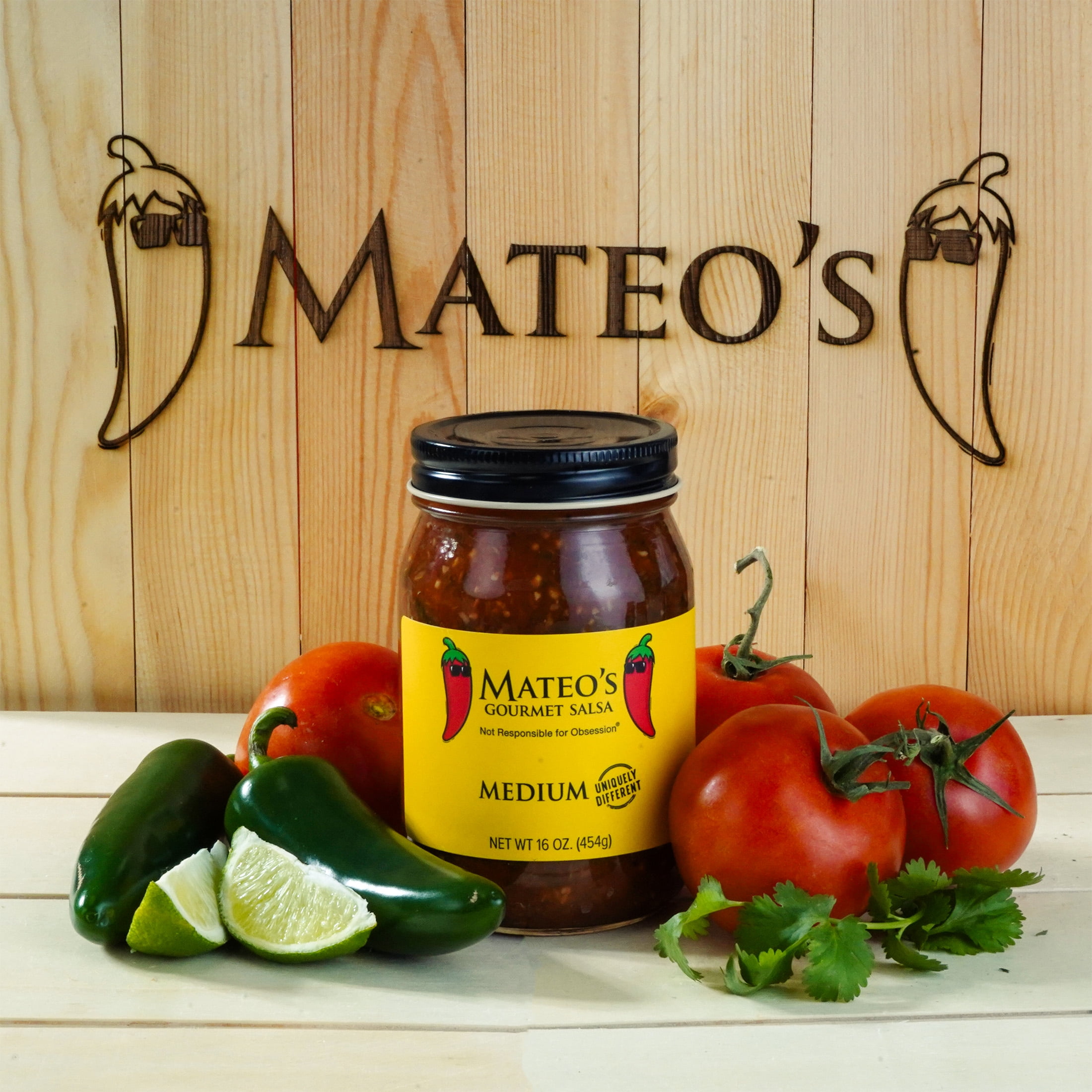 Mateo's Gourmet Black Bean and Corn All Natural Salsa, Mild Heat, 16oz Glass Jar
