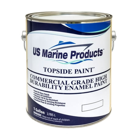 Commercial Grade Light Gray Topside Paint Gallon T14G US Marine ...