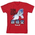 thumbnail image 5 of Dragon Ball Z Goku with Kanji Youth Boy's Red T-Shirt-Large, 5 of 7