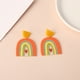 thumbnail image 4 of Sonducket 1 par de pendientes acrílicos para mujer con forma de arcoíris de dibujos animados de moda que reemplazan a las niñas y las señoras que Ropa, zapatos y accesorios Miscelánea Naranja Sonducket AP016261-02, 4 of 6