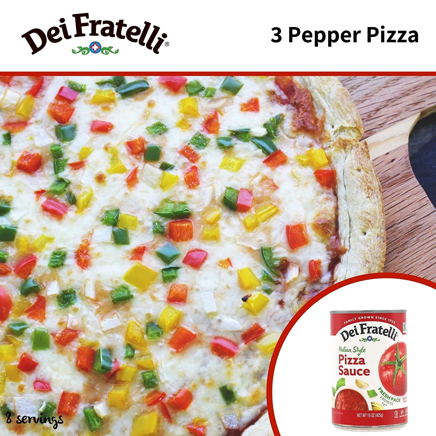 (2 pack) Dei Fratelli® Pizza Sauce 15 oz. Can