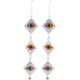 thumbnail image 1 of 2 Piezas Pájaro Paloma En Forma De Varilla Resplandeciente Reflejo De Pájaro Reflexión Espiral De 360 ​​Grados Varilla Para Insectos Balcón De Pájaros, Ojos De Búho Reflector Circular Ojos Aterradores Con Placa Colgante A Prueba De Pájaros,56.5 Sincero Electrónica, 1 of 5