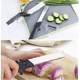 thumbnail image 3 of Cortador inteligente, cortador picador 2 en 1 y tijeras multifunción para alimentos de cocina, reemplaza tus cuchillos de cocina y tabla de cortar TUNC  Sencillez, 3 of 5