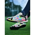 thumbnail image 6 of ColorStorm Men’s Soccer Cleats, Lightweight Football Boots for Speed Training, Colorful Geometric Stud Shoes, Pro Grip Sport Shoes for Turf Grass Field, Durable Athletic Sneakers, 6 of 6