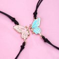 thumbnail image 1 of Pulsera de la amistad Friends color aceite mariposa pulsera tejida sencilla, 1 of 1