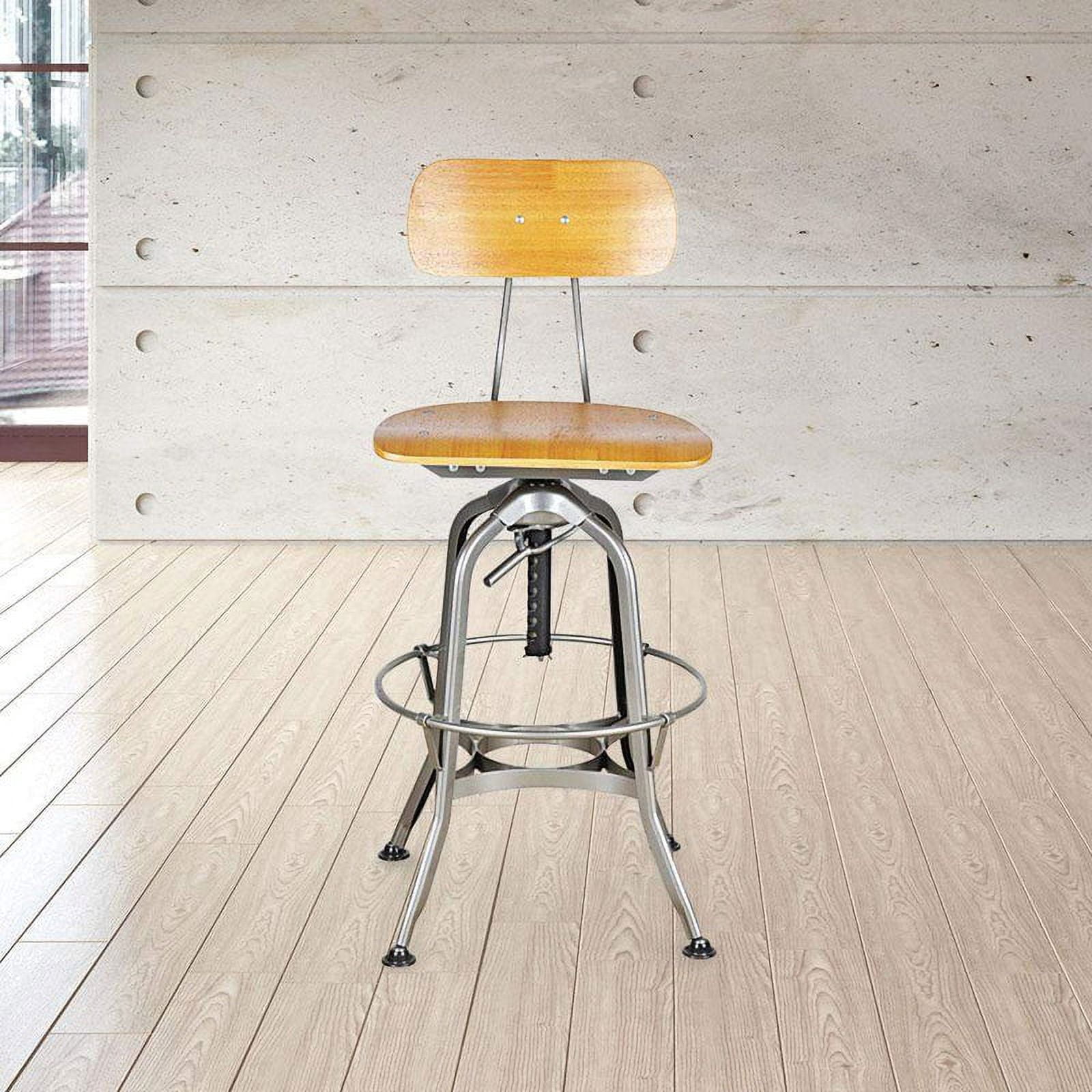 Toledo Swivel Adjustable Height Bar Stool