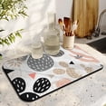 thumbnail image 3 of Quality Coffee Drying Mat - Absorbent Dish Pad with Non-slip Rubber Back, Hide Stains on Kitchen Counters, Coffee Mat Perfect for Dish Racks and Diatom Mud Coffee Makers, Size 19.5x12in, 3 of 7