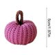 thumbnail image 3 of Uuiauoio 2-inch Faux Fall Harvest Crochet Pumpkins Small Knit Pumpkins in Rustic Farmhouse Pumpkins Pumpkins for Thanksgiving Halloween Autumn Mantel Table Décor, 3 of 6