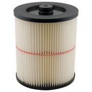 Replacement Filter 17816 Compatible with Shop Vac Craftsman 9-17816, Fits Most 5 Gallon and Larger Wet/Dry Vacs