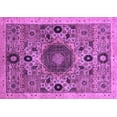 thumbnail image 1 of Ahgly Company Indoor Rectangle Abstract Purple Modern Area Rugs, 5' x 7', 1 of 4