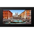thumbnail image 2 of Anonymous 14x9 Black Modern Framed Museum Art Print Titled - Piazza di Spagna, Roma, 2 of 5