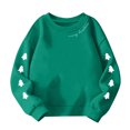 thumbnail image 4 of Posijego Boys Girls Christmas Sweatshirts for Toddlers Kids Oversized Sweatshirt Pullover Long Sleeve Casual Tops, 4 of 5