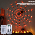 thumbnail image 3 of Luces de telaraña de Halloween, luces de telaraña al aire libre para decoraciones de Halloween Ormromra CPB-CJZ68-3, 3 of 5