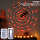 thumbnail image 3 of Luces de telaraña de Halloween, luces de telaraña al aire libre para decoraciones de Halloween Zhivalor CPB-CJZ68-3, 3 of 5