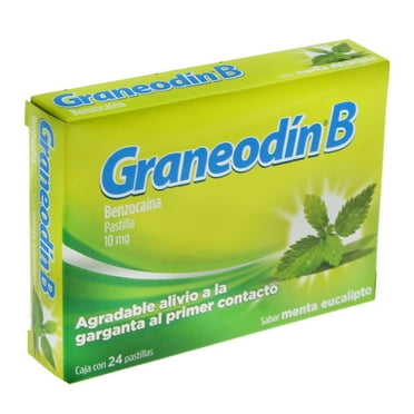 GRANEODÍN B BENZOCAINA  MENTA EUCALIPTO PASTILLA 10 MG