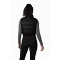 thumbnail image 2 of The Whole Shebang by Big Apple Lightweight Vegan Puffer Cropped Vest, Junior Women's, 2 of 5