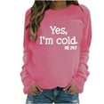 thumbnail image 2 of 2023 Mode Femmes Sweatshirt 50% de Réduction Mode Décontractée Long Sleeve Col Rond Imprimé Dames Sweatshirt Tops Blouse, 2 of 4