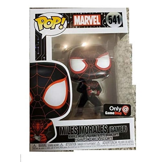 Funko Pop! Exclusivo de Miles Morales jugador de Marvel Spider Man