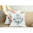 thumbnail image 2 of Ambesonne Adventure Throw Pillow Cover 2 Pack, Frame Arrows, 18", Indigo, 2 of 5