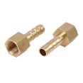 thumbnail image 4 of 6mm Hose ID x 1/8" NPT Female Pipe Car Brass Hose Tail Barb Fitting Connector for Joiner Air Water Fuel Pipe - 5pcs, 4 of 6
