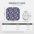 thumbnail image 3 of Fotbe cool Skull colorful 2-Piece Car Windshield Sun Shade | Sun Blocker for Car Windshield | Foldable Automotive Interior Accessories for Sun Protection-Small, 3 of 7
