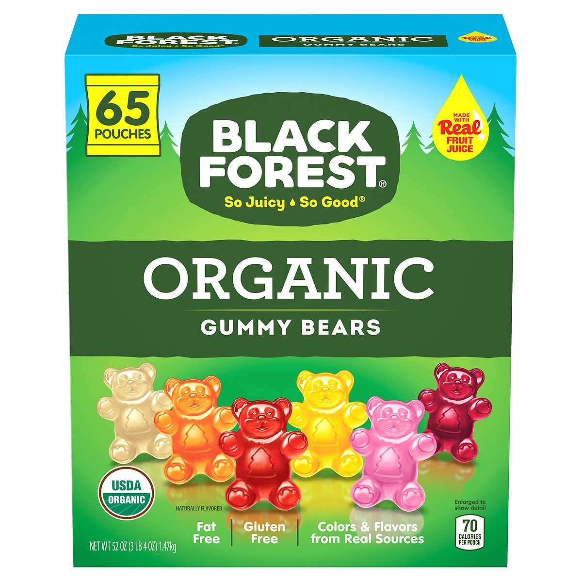 Haribo Goldbears Original Gummy Bear Treat Packs, 0.5 Oz (54 ...