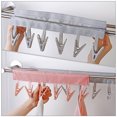 thumbnail image 3 of 2pcs Multi-functional Hanger Clip Folding Sock Underwear Hanger Portable Cloth Hanger Clip, 3 of 5
