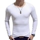 thumbnail image 1 of Camiseta de manga larga para hombre con diseño de fans del ejército de primavera y otoño, ajustada, de cuello redondo transparente multicolor, camisa básica para hombre, 1 of 6