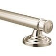 thumbnail image 2 of Moen Belfield Polished Nickel Bathroom Safety 18-Inch Stainless Steel Traditional Bathroom Grab Bar, 2 of 6