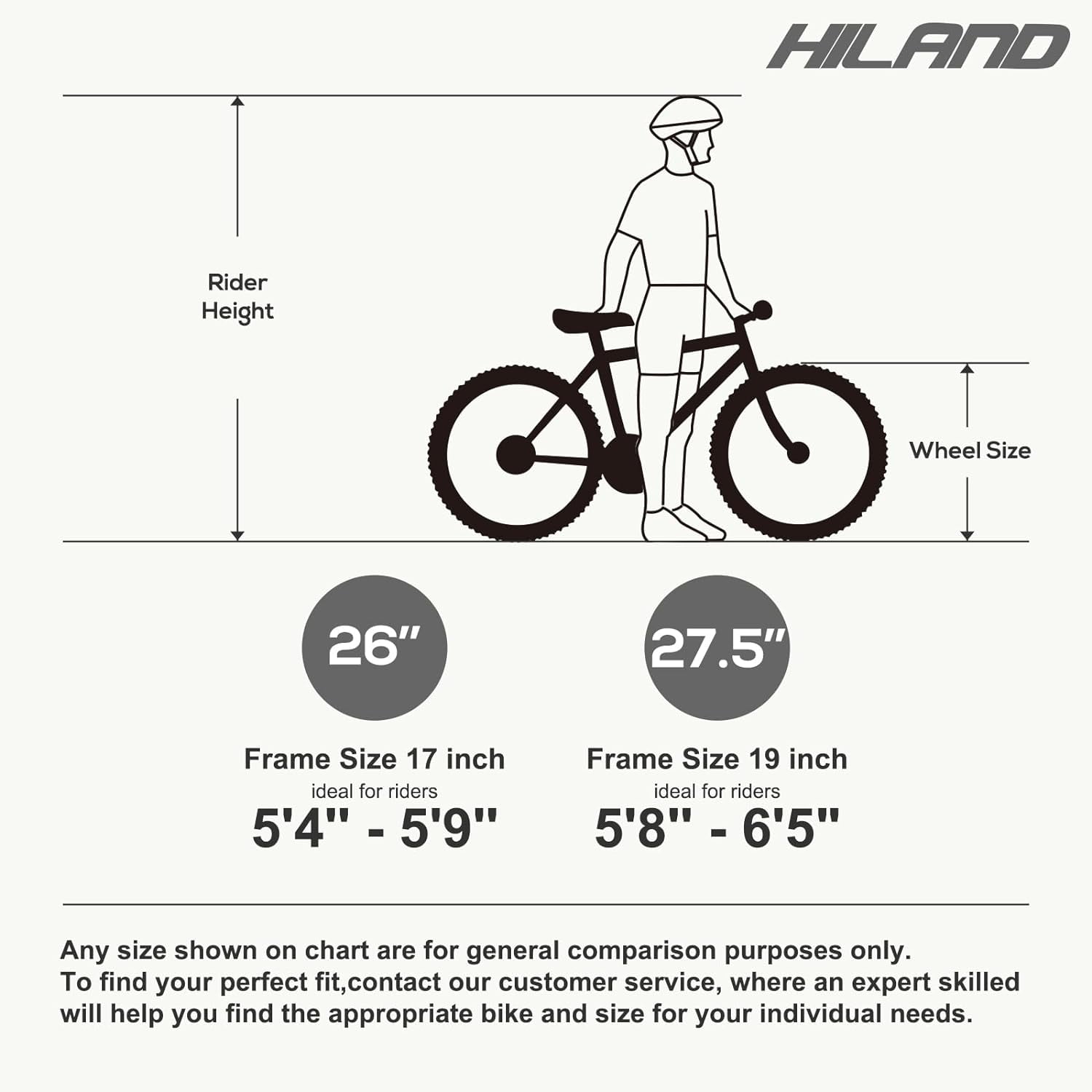 Hiland 26 27.5 Inch Mountain Bike Mens Womens MTB with 21 Speeds High Tensile Steel Frame V Brake Hardtail Bicycle for Adults Walmart