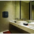 thumbnail image 3 of Alpine Industries Hemlock Commercial Black Automatic High-Speed Electric Hand Dryer with Wall Guard, 3 of 4