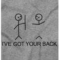 thumbnail image 2 of I've Got Your Back Funny Nerdy Womens Slim Fit Graphic Tee Brisco Brands S, 2 of 5