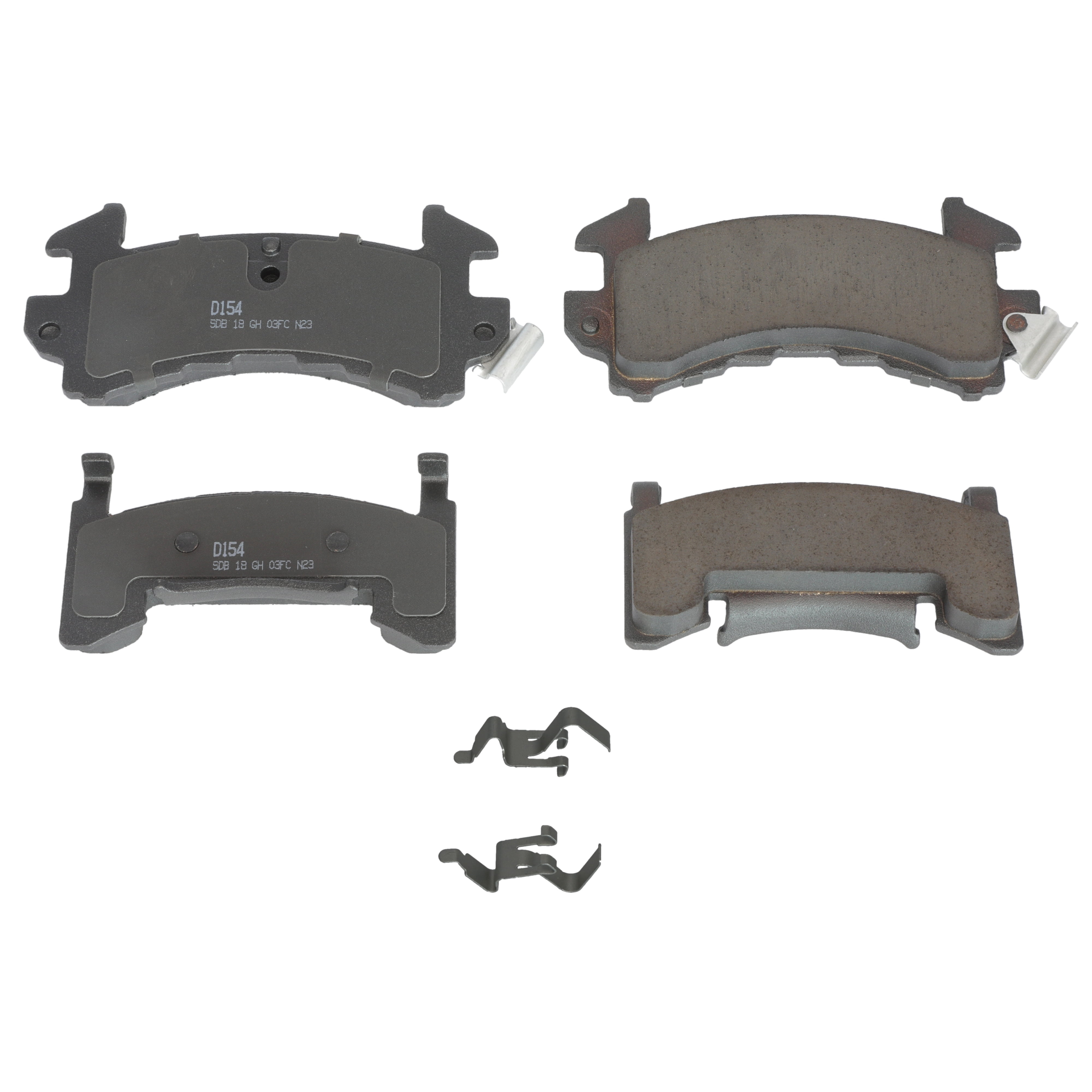 Winstop Brake Pad Set, Front WS.0154.0.C, Chevrolet Malibu 1983-1978