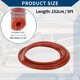 thumbnail image 5 of Ofertas Únicas Manguera de Vacío de Silicona de 5 pies 1/8" ID 3mm Grosor de 2.5mm para Aire y Agua Roja, 5 of 7
