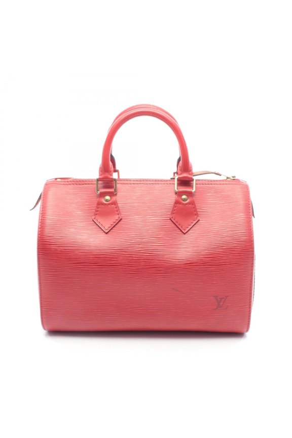Pre-Owned Louis Vuitton Speedy 25 Handbag, Epi Leather, Women's, Red, M43017