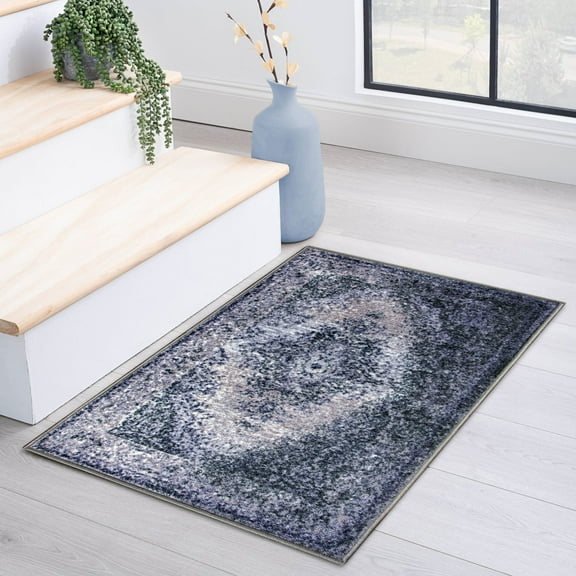 Eldwin Oriental Indoor Washable Area Rug by Blue Nile Nills