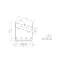 thumbnail image 5 of Telecaster Bridge For Bigsby~GOTOH Compensated Saddles~4 Hole Mount~Brand New, 5 of 5