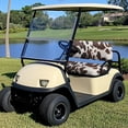 thumbnail image 2 of Uorisanigo Cow Print Cart Seat Cushion Covers Durable Golf Cart Seat Covers Funny Polyester Front Seat Covers Golf Cart Accessories for Most 2 Passenger Club Car, 2 of 7