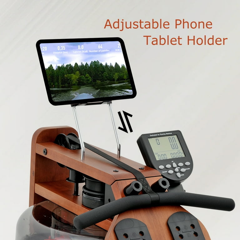 Phone Holder Topiom Fitness Equipment TOPIOM Water Rowing Machine