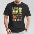 thumbnail image 2 of English Cocker Spaniel Puppy Lover Tee Unisex Adult Cotton T-Shirt with Dog Owner Graphic Comfortable Casual Gift for Pet Lovers and Cocker Spaniel Fans, Size L, Color Black, 2 of 3
