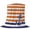 Orange, variant on Anchor Aqua Blanket Soft Cozy Warm Throw Blanket for Couch, Plush Fuzzy Flannel Fleece Blankets for Sofa, Modern Navy Blue White Striped Nautical Bed Blankets Lightweight Gifts for Women, 30"x40"