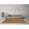 thumbnail image 3 of Ahgly Company Indoor Rectangle Abstract Brown Modern Area Rugs, 8' x 10', 3 of 4