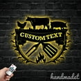 thumbnail image 3 of Handmadetneonsign Custom BBQ Metal Wall Art LED Light - Personalized Barbecue Name Sign Home Decor, 3 of 5